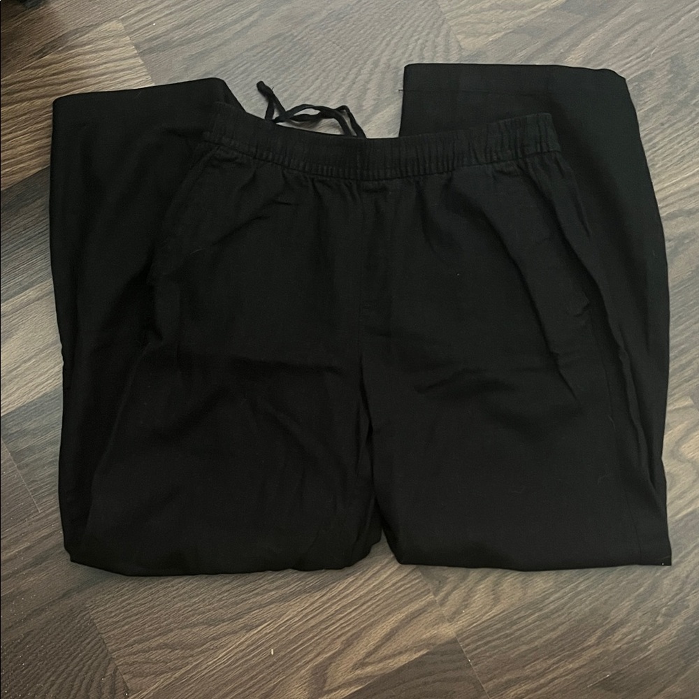 Black Linen Pants